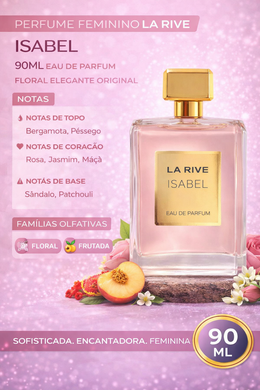 Perfume Feminino La Rive Isabel Eau de Parfum 90ml Floral Elegante Original