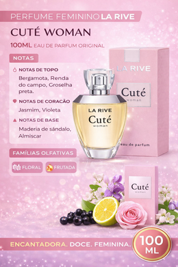 Perfume Feminino La Rive Cuté Woman 100ml Eau de Parfum Original