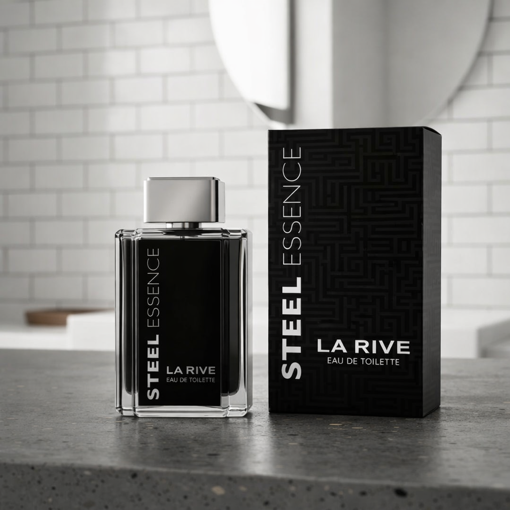 Perfume Masculino La Rive Steel Essence 100ml Eau de Toilette Original
