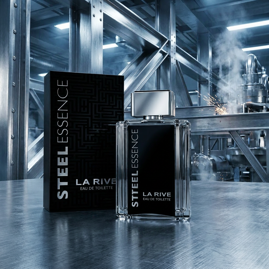 Perfume Masculino La Rive Steel Essence 100ml Eau de Toilette Original